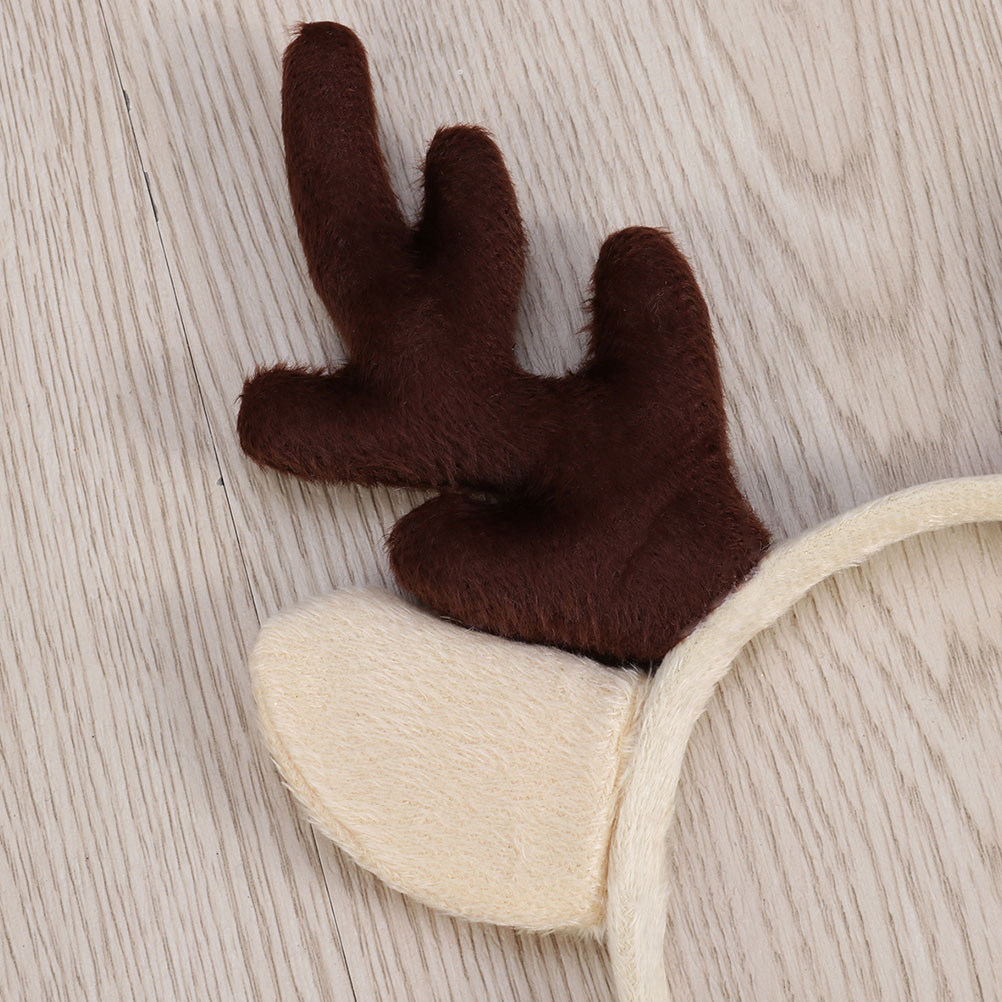 Reindeer Antlers Headband - Diadema de cuernos de reno navideños