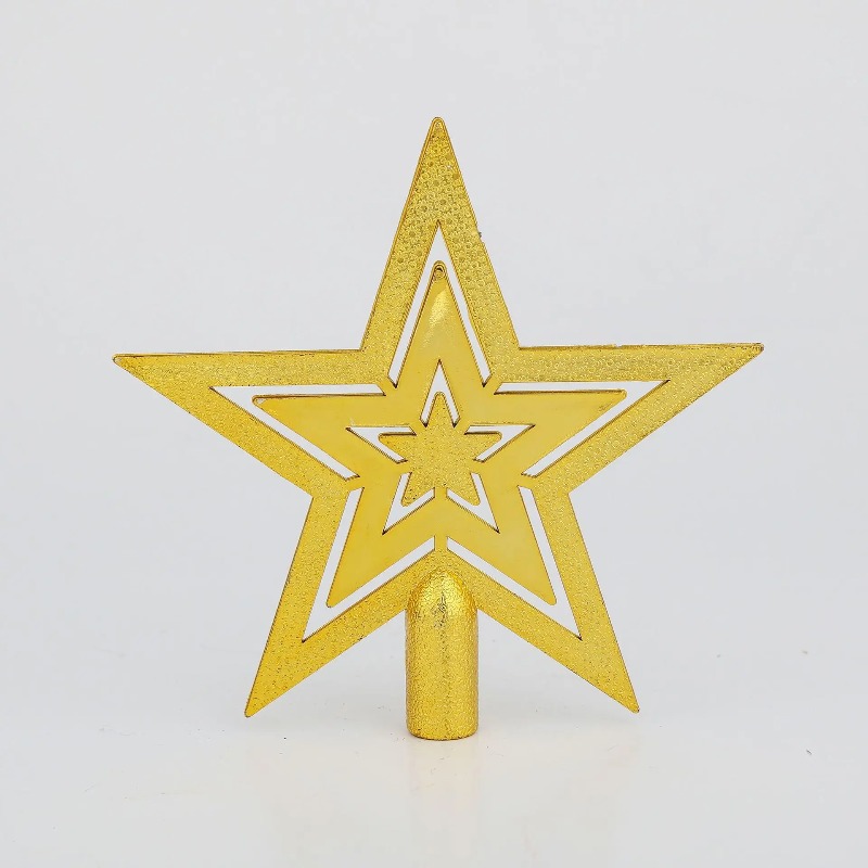 Star Tree Topper - Adorno de árbol brillante de Navidad,