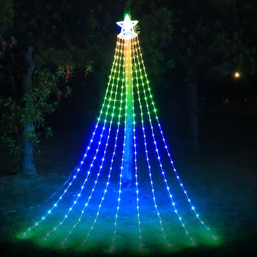 Christmas Lights Outdoor - 2024 decoraciones navideñas de Año Nuevo