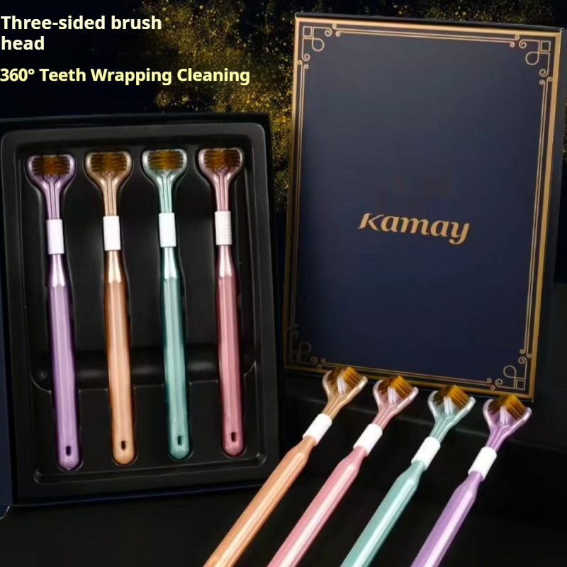 Gift Box Wrap Set - Juego de 4 cepillos de dientes