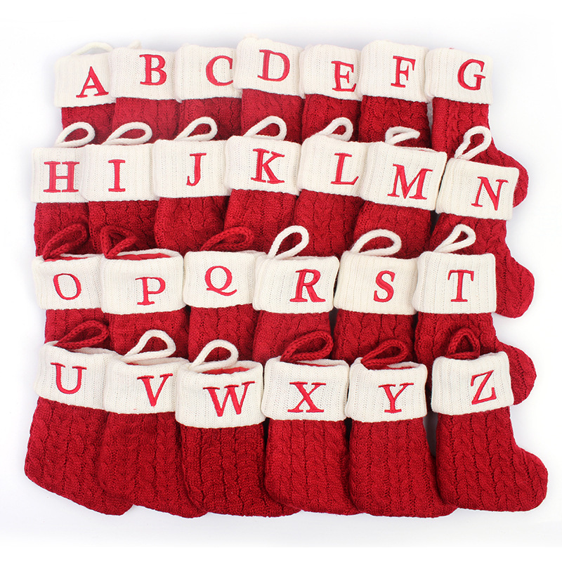 Calcetines navideños de punto  - Christmas Stocking Hanging reseña y precio