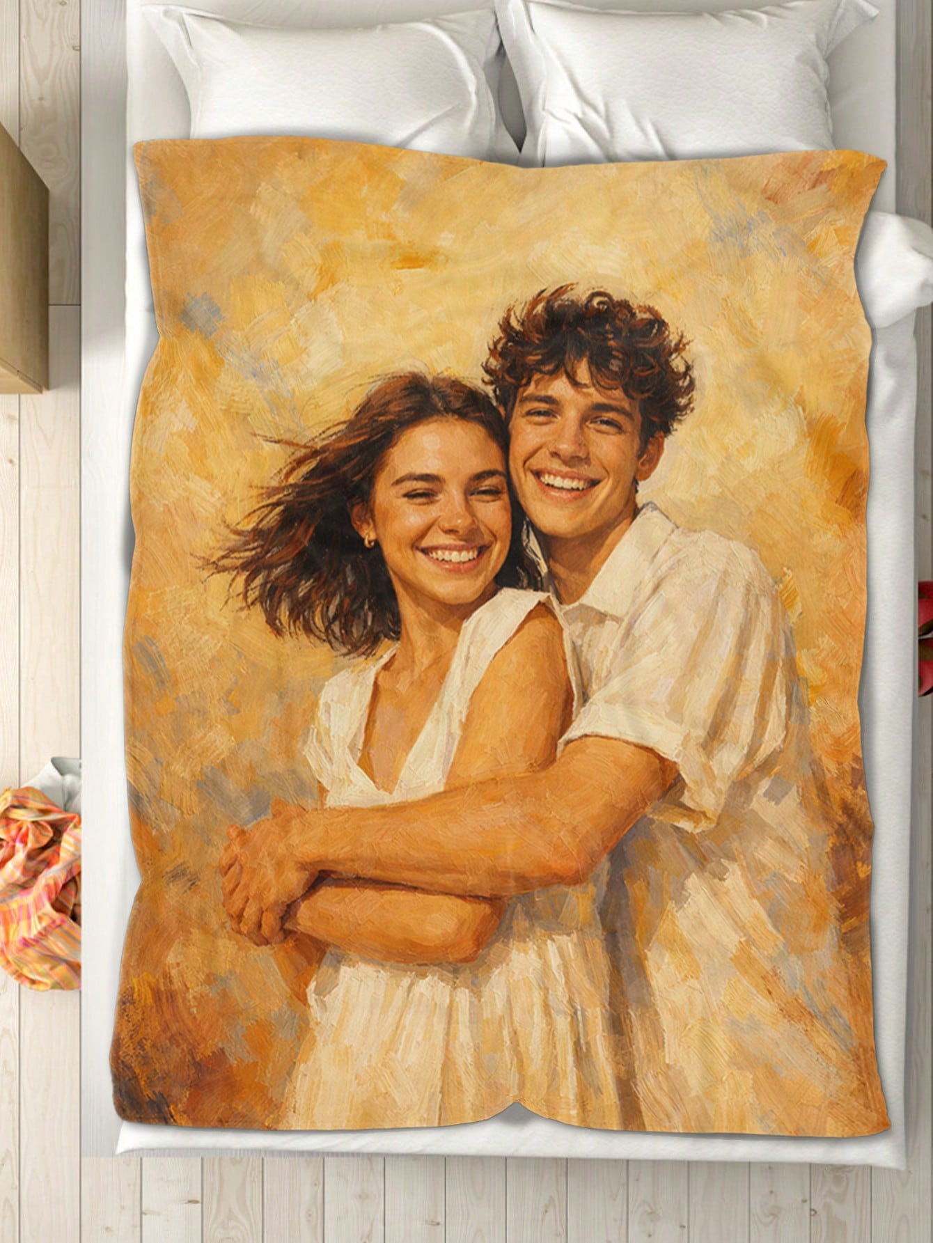Manta personalizada con foto e - Christmas Throw Blanket reseña y precio