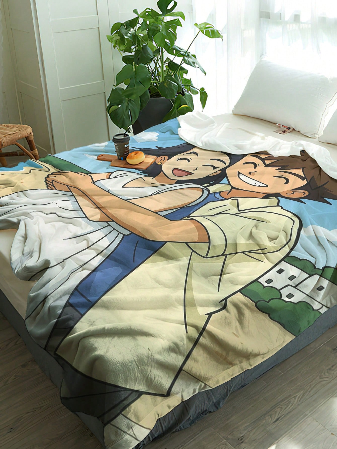 Manta personalizada con foto e - Christmas Throw Blanket reseña y precio