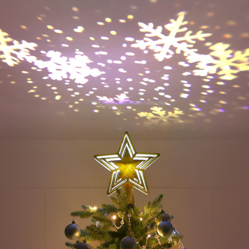 Proyección LED para árbol, est - Star Tree Topper reseña y precio