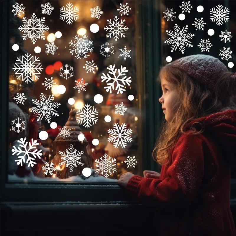 Adhesivos para ventanas de Nav - Snowflake Window Decal reseña y precio
