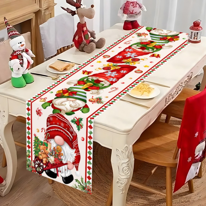Camino de mesa navideño, bande - Christmas Table Runner reseña y precio