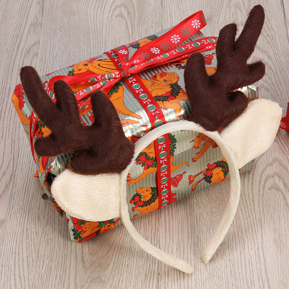 Diadema de cuernos de reno nav - Reindeer Antlers Headband reseña y precio