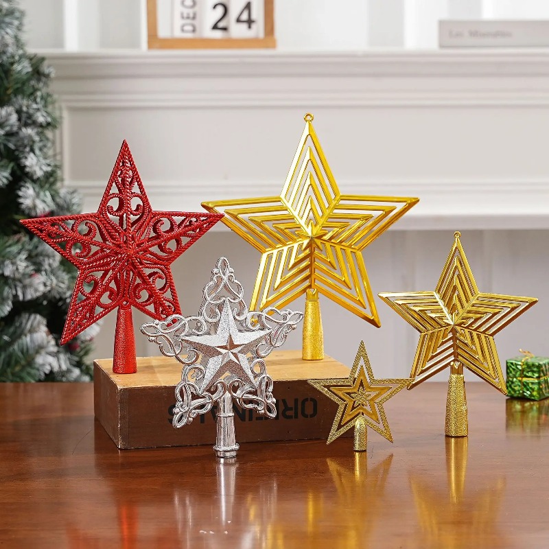 Adorno de árbol brillante de N - Star Tree Topper reseña y precio