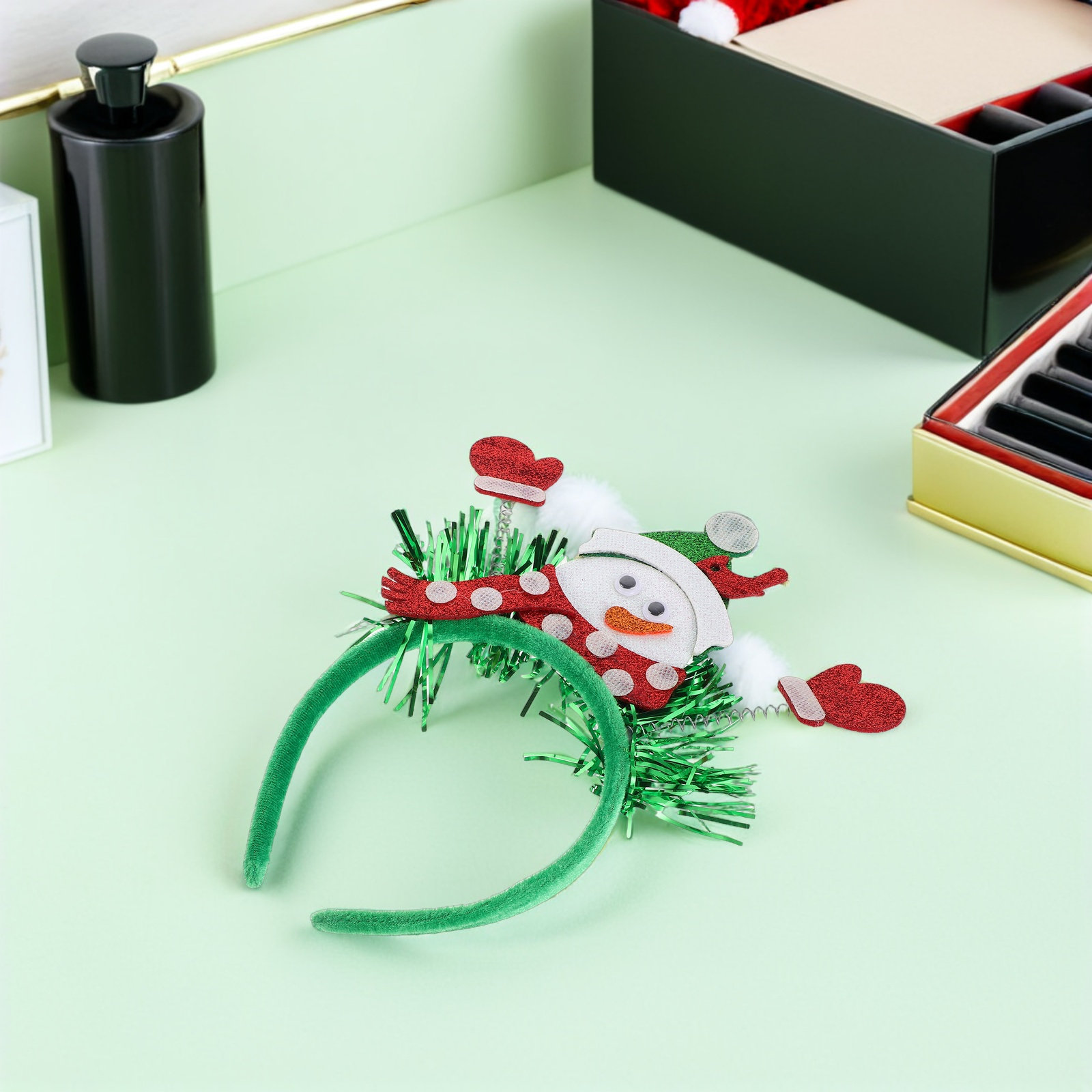 Diadema Navideña con Astas de  - Reindeer Antlers Headband reseña y precio