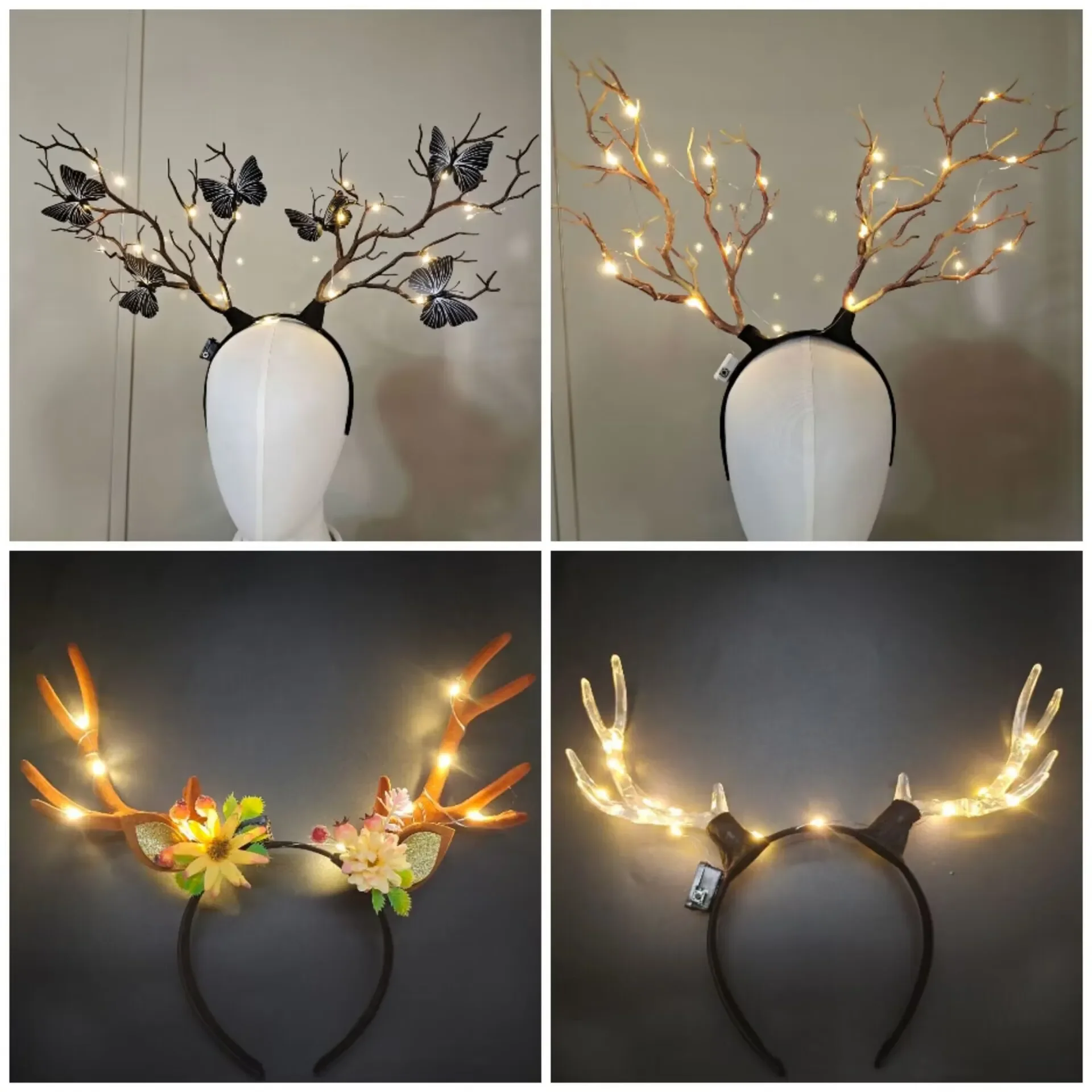Diadema de astas de reno brill - Reindeer Antlers Headband reseña y precio
