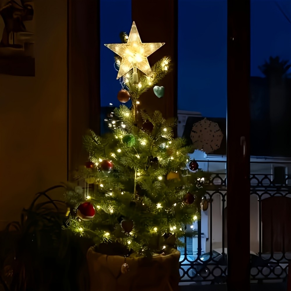 Luz Decorativa Brillante Trans - Star Tree Topper reseña y precio