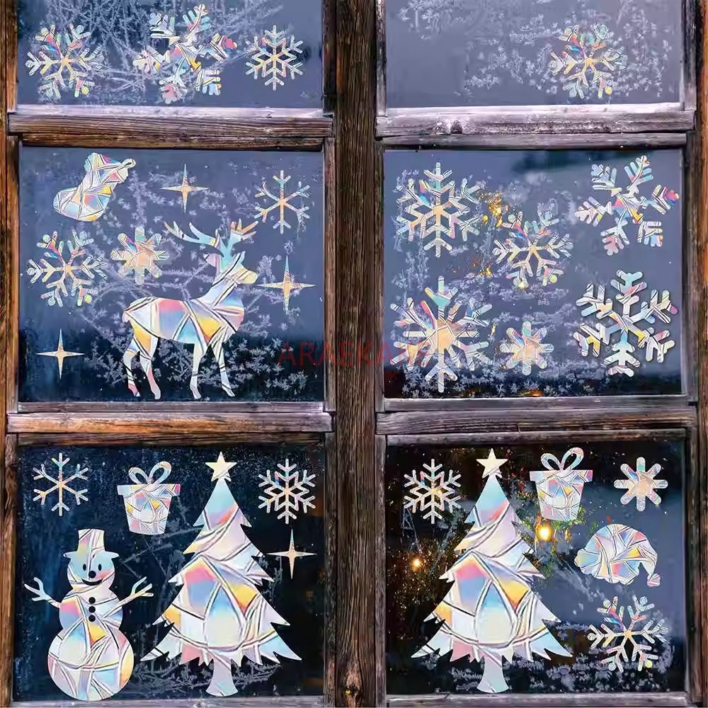 2 Juegos de Adhesivos Electros - Snowflake Window Decal reseña y precio