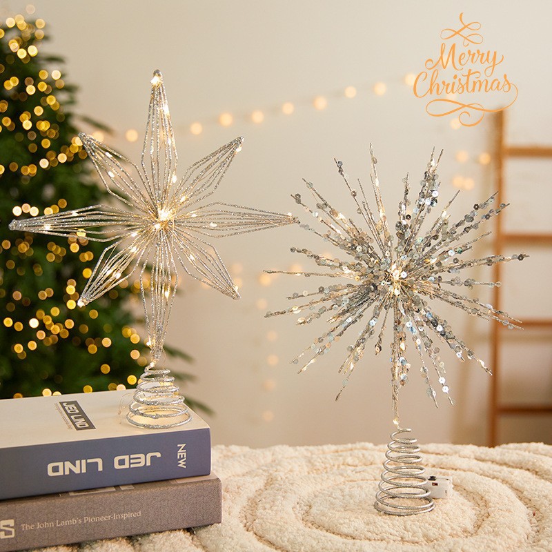 Adornos para árbol de Navidad  - Star Tree Topper reseña y precio
