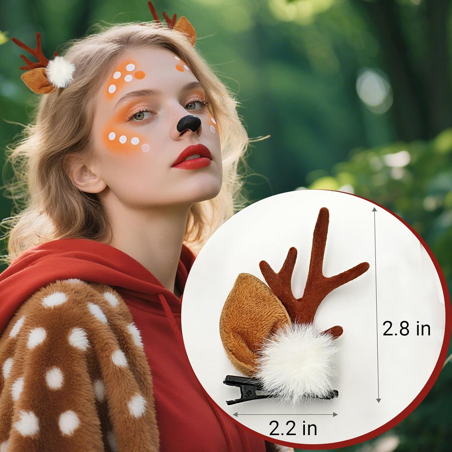 1/2 Pares de Diademas Pequeñas - Reindeer Antlers Headband reseña y precio